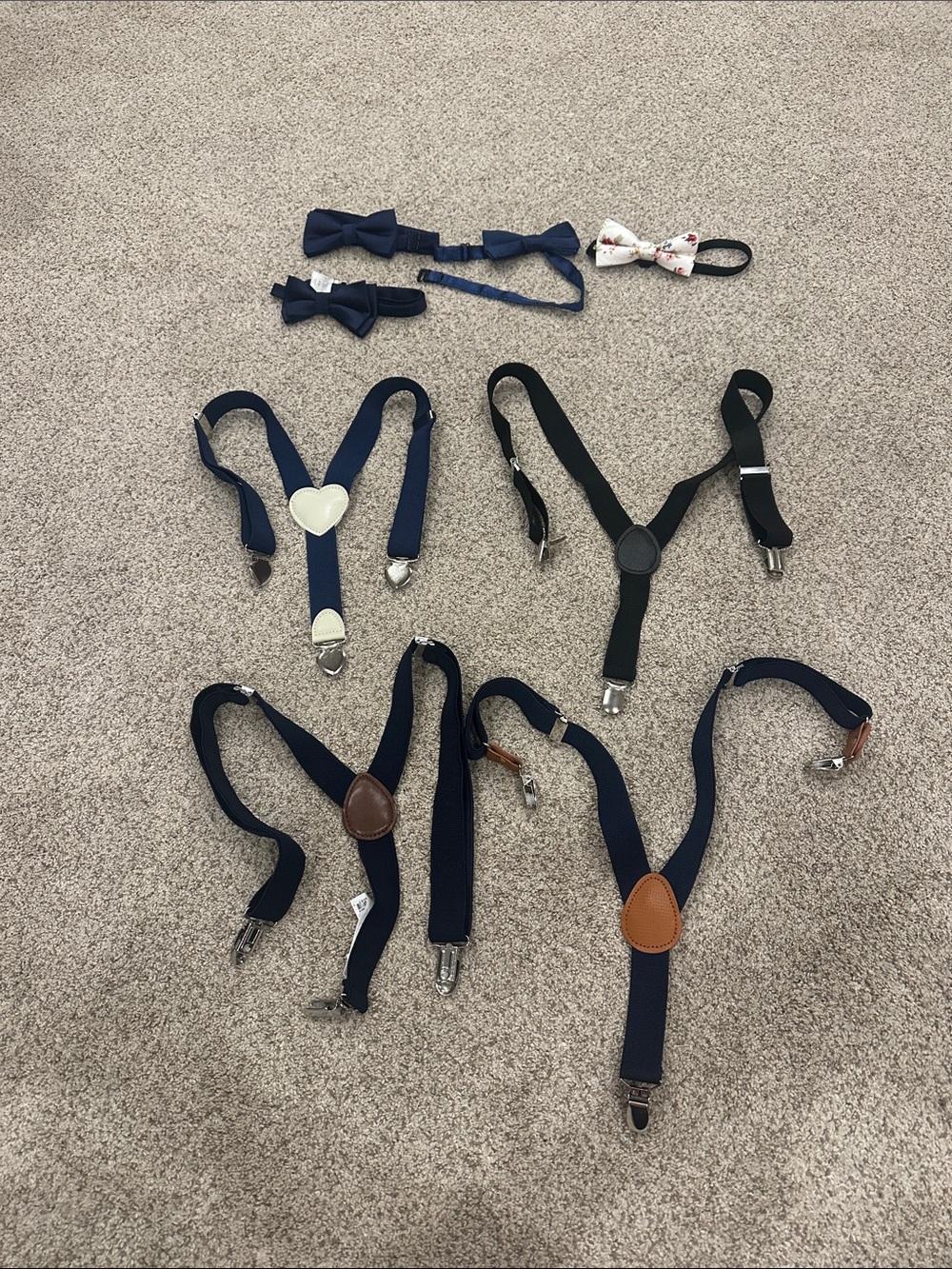 Boys Suspender and Bow Tie Dress Up Sets